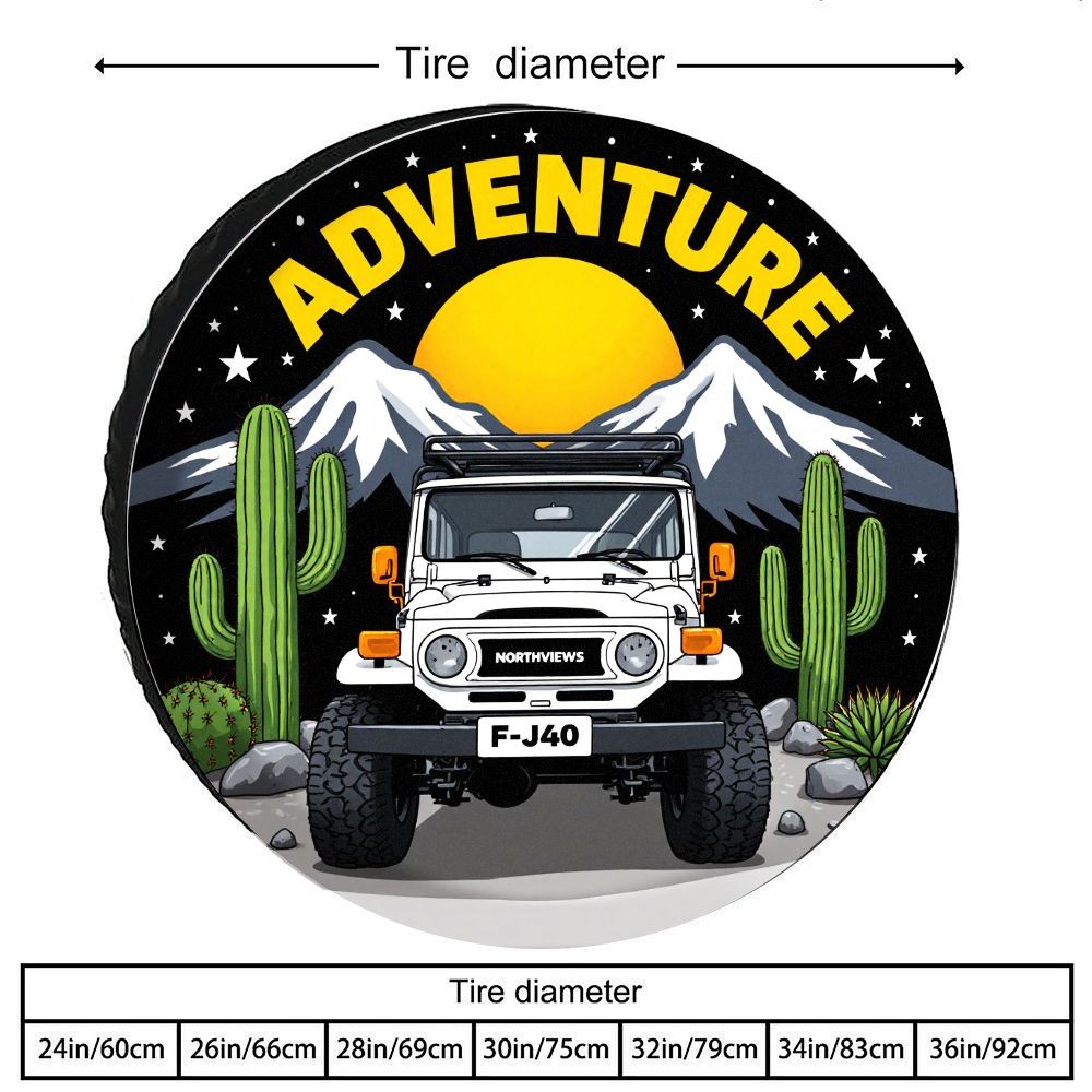 Outdoor Adventure Vehicles - Pokrowiec na koło zapasowe do pojazdu