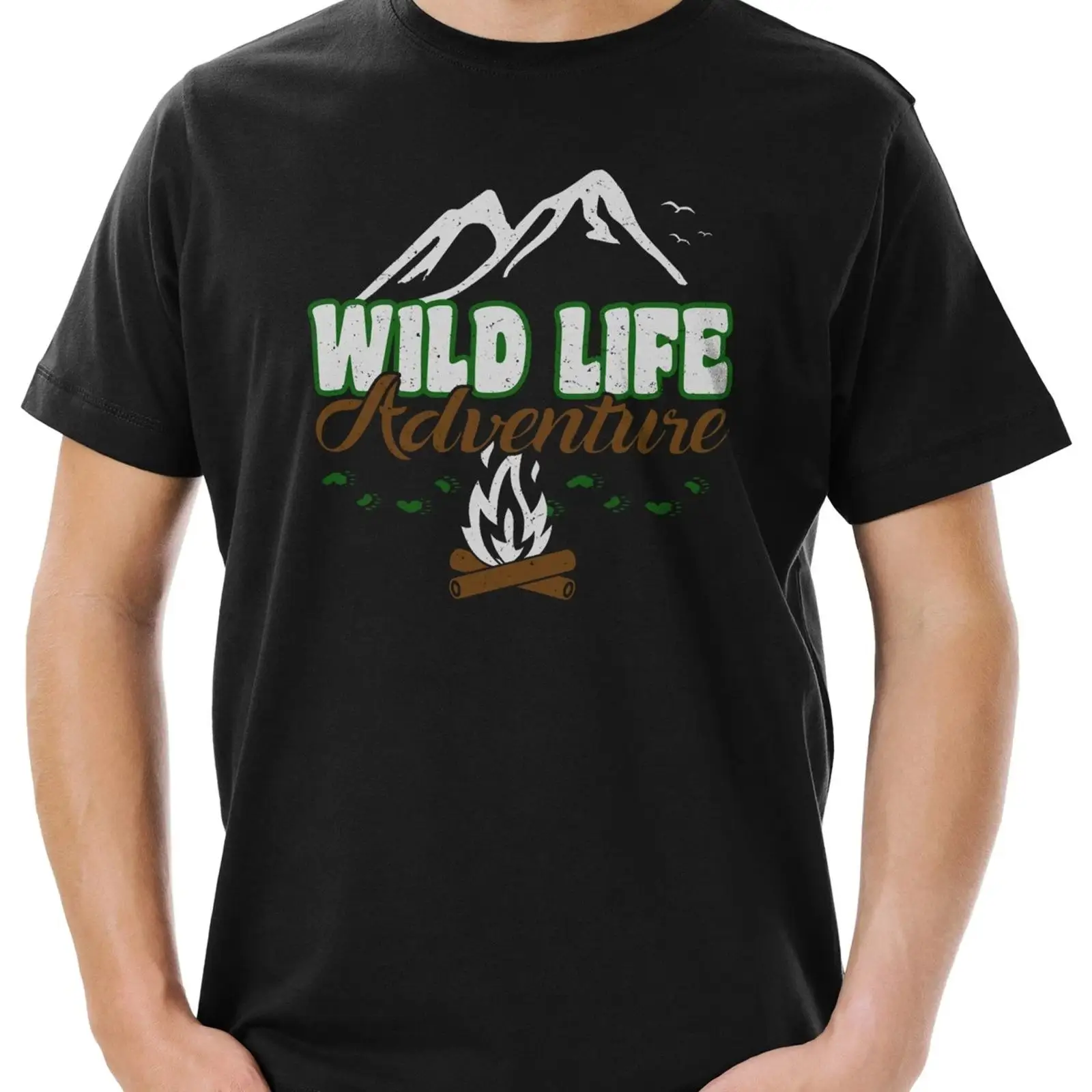 Outdoor Adventure Logo - Koszulka męska Wild Life Adventure Logo