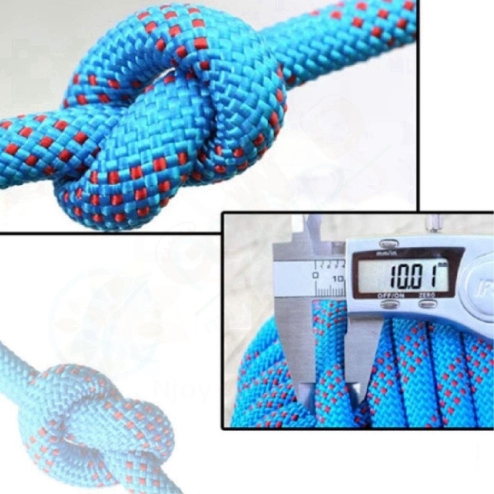 Rope Climbing Static - Gruba lina bezpieczeństwa 10 mm, statyczna