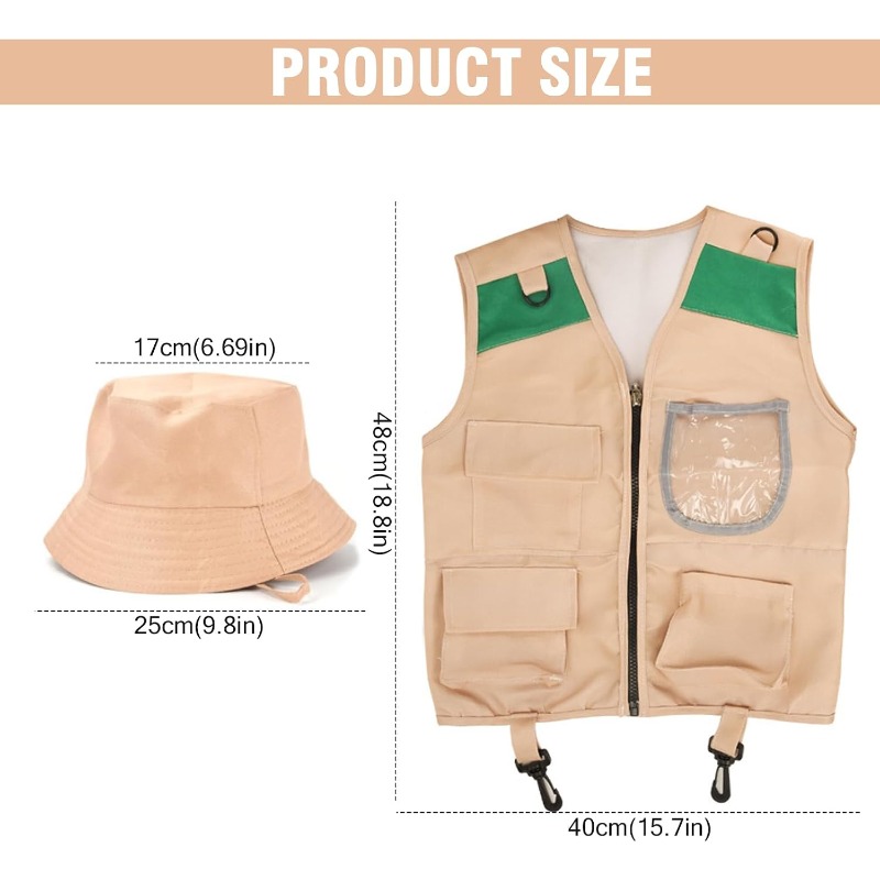 Strój Safari z kamizelką cargo – Outdoor Adventure Vest recenzja i cena