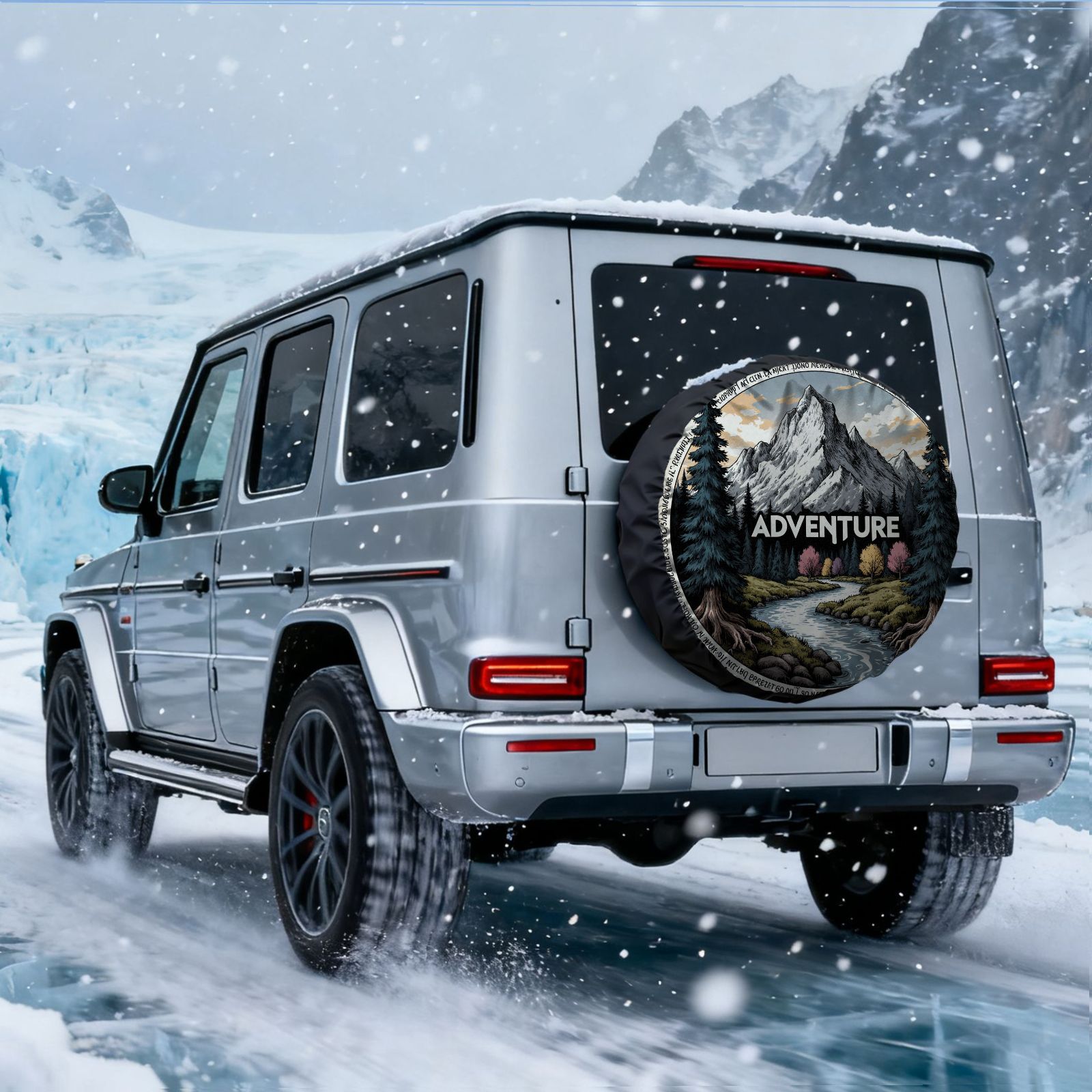 Pokrowiec na oponę z nadrukiem – Outdoor Adventure Vehicles recenzja i cena