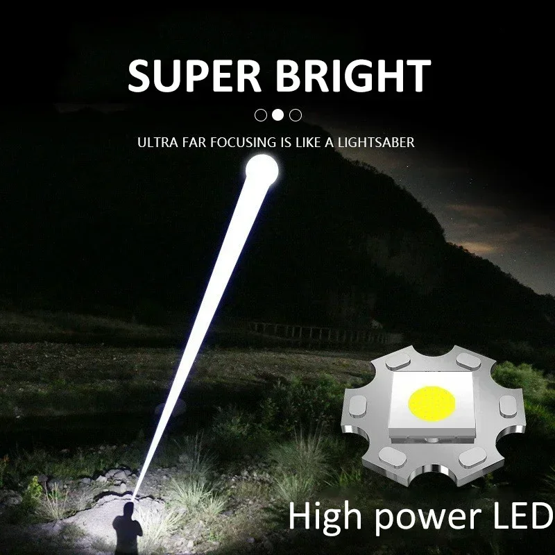 Mocna latarka LED 900000LM z f – Outdoor Adventure Hiking recenzja i cena