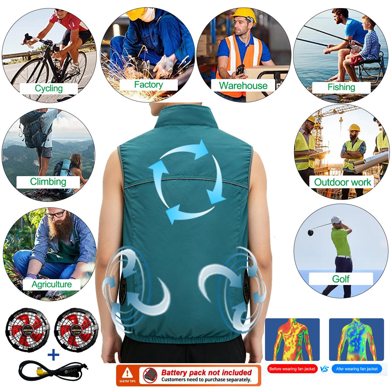 Kamizelka chłodząca bez rękawó – Outdoor Adventure Vest recenzja i cena