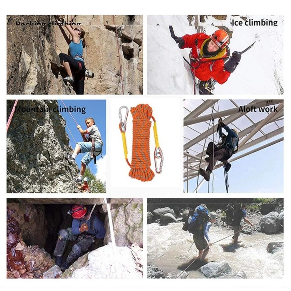 Gruba lina bezpieczeństwa 10 m – Rope Climbing Static recenzja i cena